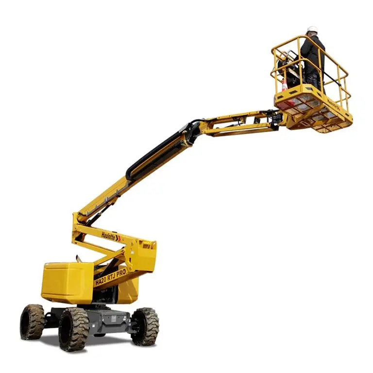 Arriendo de Alzahombre Articulado 20 mts Haulotte modelo HA20 RTJ en SK Rental con cobertura nacional.